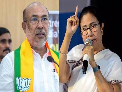 "Mamata didi, how dare you..!" , Manipur Chief Minister got angry over Mamata Banerjee's statement | "दीदी, तुमची हिम्मत कशी झाली..!", ममता बॅनर्जींच्या 'त्या' वक्तव्यावर मणिपूरचे मुख्यमंत्री संतापले