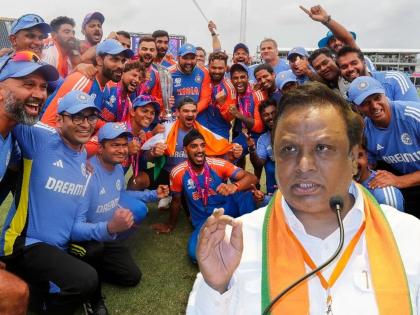 BJP proposes in Legislative Council to congratulate Ashish Shelar for Team India T20 World cup victory | भारत जिंकला म्हणून आशिष शेलारांच्या अभिनंदनाचा प्रस्ताव, BJP च्या मागणीवरून विरोधकांचा गोंधळ