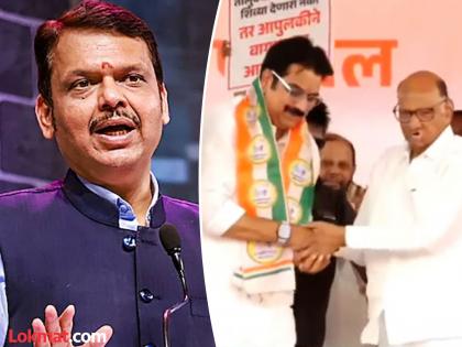 Harshvardhan Patil Joined Sharad Pawar faction Devendra Fadnavis replayed | हर्षवर्धन पाटलांच्या पक्षांतरावर फडणवीसांचे एका वाक्यात उत्तर; म्हणाले, "तुम्ही नवीन काय..."