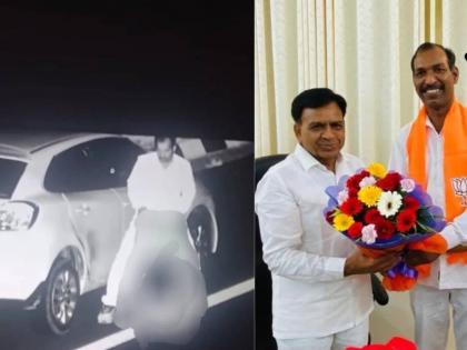 Viral video is fake, I was not in the car What did the leader who caused the incident on the highway say? | 'व्हायरल व्हिडीओ बनावट,मी गाडीत नव्हतो'; महामार्गावर कांड करणाऱ्या नेत्याने काय सांगितले?