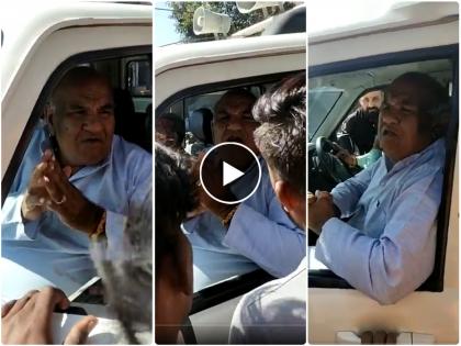 chaiwala tea seller asked bjp mla karan singh verma for tea dues of 30 thousand rupees social media video viral | भाजप आमदाराने चहाची ३० हजारांची उधारी थकवली, चहावाल्याने थेट गाडीच अडवली अन्...