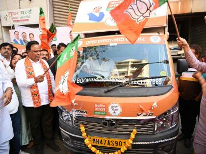 BJP to use prachar rath in all six Lok Sabha constituencies in Mumbai to spread Pm Modi work in 10 years | भाजपाचं 'खास प्लॅनिंग'; मुंबईतील सहा लोकसभा मतदारसंघात फिरणार 'प्रचार रथ'!