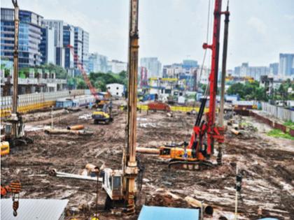 Two roads in BKC will remain closed till June 30 for the work of bullet train, adding to the traffic jam, affecting the employees | बुलेट ट्रेनच्या कामासाठी बीकेसीत दोन रस्ते ३० जूनपर्यंत राहणार बंद, वाहतूककोंडीत भर, कर्मचाऱ्यांना फटका