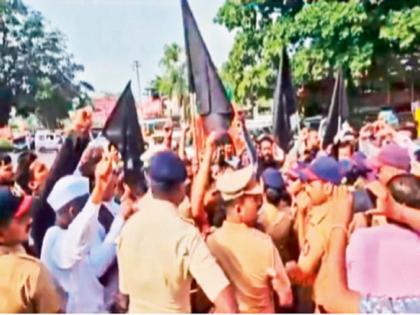 Tensions increased by black flags, Grand Alliance's 'tension' on Sunday and strong promotion of 'Ladki Baheen' | काळ्या झेंड्यांनी वाढवला तणाव, महायुतीचे ‘टेन्शन’ वाढवणारा रविवार अन् ‘लाडकी बहीण’चा जोरदार प्रचार