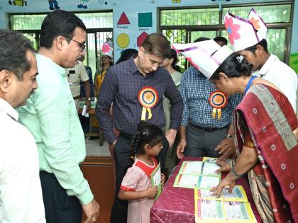 Prawesh padwa in municipal school | पालिका शाळेत प्रवेश पाडवा