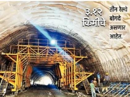 railway ready to construct panvel karjat tunnel underground excavation of longest tunnel completed | पनवेल-कर्जत रेल्वेमार्गाचे दुहेरीकरण सुसाट; सर्वाधिक लांब बोगद्याचे भूमिगत खोदकाम पूर्ण 