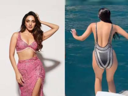 Bollywood actress Kiara Advani celebrated her birthday with her husband and actor Sidharth Malhotra and her Monokini Price Rs 47,317 | बर्थ डे गर्ल कियाराचा बोल्ड लूक; अभिनेत्रीच्या मोनोकिनीची किंमत पाहून सगळेच अवाक्