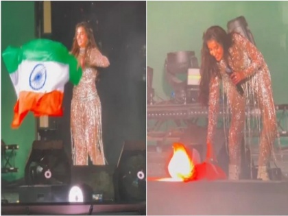 Bollywood actress Nora Fatehi is being trolled after she insulted the Indian flag while performing on stage at the FIFA World Cup 2022 | FIFA World Cup 2022: अतिउत्साहात भान गमावून बसली नोरा फतेही; तिरंग्याच्या 'अपमाना'वरून नेटकऱ्यांनी घेतली शाळा
