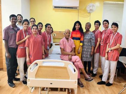 patient from africa got a new life through Bone Marrow Transplant in Nagpur | जगण्याच्या उमेदीने दोन प्रकारच्या कॅन्सरवर मात; आफ्रिकन वृद्धावर नागपुरात यशस्वी ‘बोन मॅरो प्रत्यारोपण’