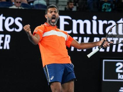 AustralianOpen 2024- BREAKING: 43 yrs young Rohan Bopanna & Matthew Ebden WIN Australian Open Doubles title, The Indo-Australian Express beat Italian pair Bolelli & Vavassor 7-6 (0), 7-5 in Final.  | AusOpen 2024 : पद्मश्री रोहन बोपन्नाने इतिहास रचला, ४३व्या वर्षी बनला ग्रँड स्लॅम चॅम्पियन 