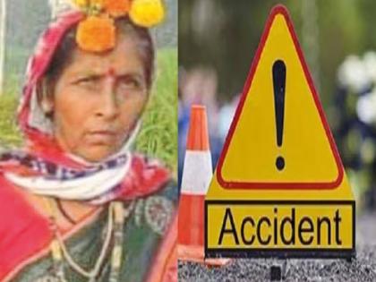 A woman died on the spot after a speeding two-wheeler rammed into a footpath on the Miraj-Pandharpur highway in Borgaon | Sangli: दिंडीत दुचाकी घुसून चंदगडची महिला ठार, पाच जखमी