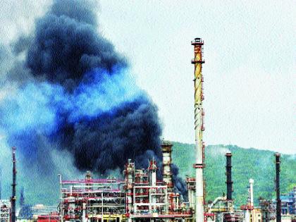 BPCL's fires boosted; 5 injured in ICU section | बीपीसीएलची आग विझवण्यात यश; ५ जखमी अतिदक्षता विभागात