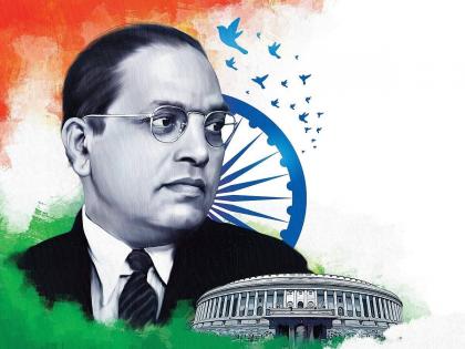 51 percent work of Dr Babasaheb Ambedkar memorial is completed | डॉ. बाबासाहेब आंबेडकरांच्या स्मारकाचे ५१ टक्के काम पूर्ण; 'असा' असेल पुतळा