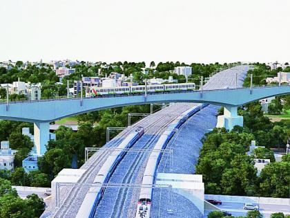 The largest balance cantilever bridge that will construct the metro | मेट्रो बांधणार सर्वात मोठा बॅलेन्स कॅन्टीलेव्हर ब्रीज 