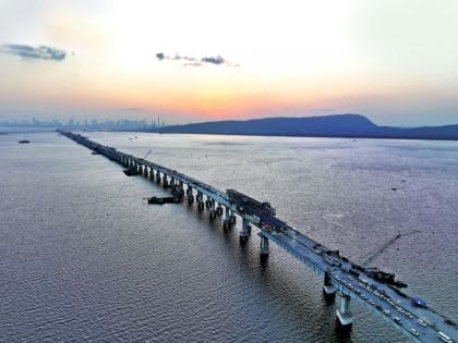 Dream of Sea Bridge Connection Fulfilled; Chief Minister and Deputy Chief Minister will inspect today | सागरी पूल जोडणीचे स्वप्न पूर्ण; मुख्यमंत्री आणि उपमुख्यमंत्री आज करणार पाहणी