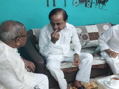 i came here to greeth vitthal, will not speak politically; K. Chandrasekhar Rao | विठ्ठलाच्या दर्शनासाठी आलो राजकीय बोलणार नाही; के. चंद्रशेखर राव