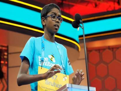 Indian-origin boy Bruhat Soma, wins National Spelling Bee title with 29 correct words | ९० सेकंदात २९ किचकट स्पेलिंग्ज करेक्ट!