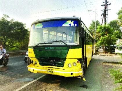 Four small buffaloes crushed by bus | बसने चिरडल्या चार म्हशी