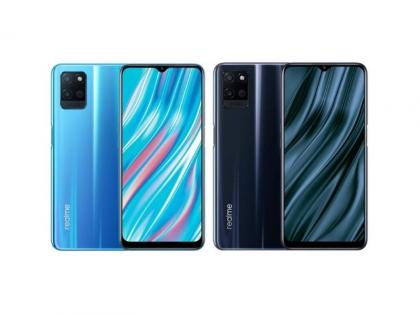 Realme v11s may come with 5000mah battery and 128gb storage specifications leak online  | किफायतशीर 5G फोन्सच्या यादीत होणार अजून एका रियलमी फोनचा समावेश; Realme V11s चे स्पेसिफिकेशन्स लीक 