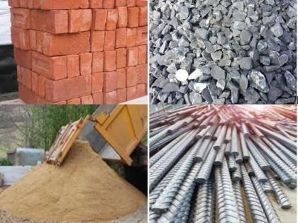  Increase in the price of various construction materials | बांधकामाच्या विविध साहित्यांच्या दरात वाढ