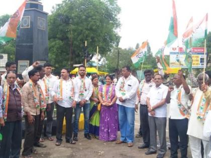 The protest by the Congress in Buldhana | सुब्रमण्यम स्वामींच्या लिखाणाचा काँग्रेसकडून निषेध