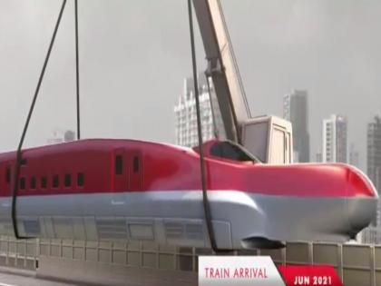 India first bullet train high speed project from japan first look pib india | केंद्र सरकारनं जारी केली मुंबई-अहमदाबाद बुलेट ट्रेनची पहिली झलक