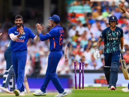 Jasprit Bumrah takes very special gift as England Cricket Board gifts match ball to champion bowler ind vs eng 1st odi | Jasprit Bumrah IND vs ENG 1st ODI: इंग्लंडची दर्यादिली... दारुण पराभव झाल्यावरही दाखवलं मोठं मन; जसप्रीत बुमराहला स्पेशल गिफ्ट देत केला सन्मान