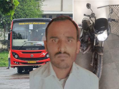 Horrific accident in Jalna! A bus hit a two-wheeler from behind; a young man died on the spot | जालन्यात भीषण अपघात! दुचाकीस बसने पाठीमागून जोरदार धडक दिली; तरुण जागीच ठार