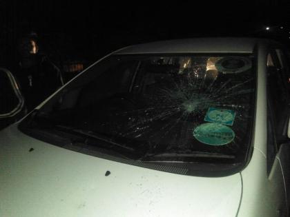 The stone pelting on the vehicle of MLA Anil Gote | आमदार अनिल गोटे यांच्या वाहनावर दगडफेक