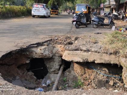 Citizens worried over fear of bridge collapse in ulhasnagar | पूल कोसळण्याच्या भीतीने नागरिक चिंतातूर, उल्हासनगरातील धोकादायक पुलाची दुरस्ती कधी?