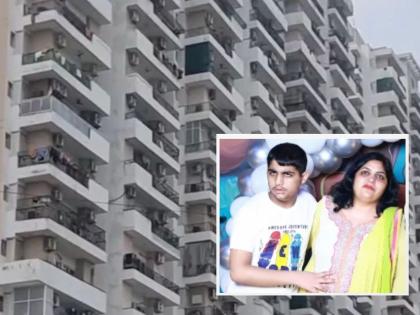 Uttar Pradesh Crime: ‘Sorry... we are leaving this world’, CA's wife jumps from 13th floor with child, shocking reason revealed | ‘सॉरी... आम्ही हे जग सोडतोय’, CA च्या पत्नीनं मुलासह १३ व्या मजल्यावरून मारली उडी, समोर आलं धक्कादायक कारण