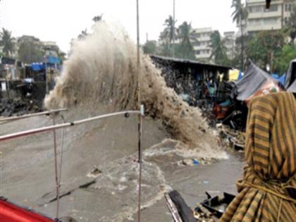 18 days of high tide in monsoon season | पावसाळ्यात साडेचार मीटरपेक्षा जास्त उंचीच्या भरतीचे १८ दिवस