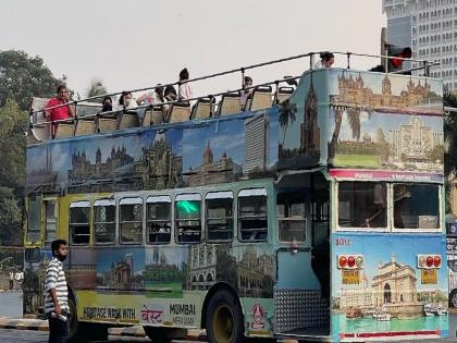 Mumbai Double Decker:The open double decker of tourists will also be deported, it will make its last round tomorrow | मुंबई दर्शन घडवणारी ओपन डबल डेकर बसही हद्दपार, उद्या शेवटची फेरी करणार