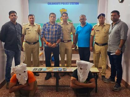 mobile thieves arrested in calangute goa | कळंगुट येथे मोबाईल चोरट्यांना अटक