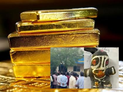 Karnataka Bank Heist: 52 kg gold stolen from bank, black doll kept at the scene, country's biggest gold theft creates excitement | बँकेतील ५२ किलो सोन्यावर डल्ला, घटनास्थळी काळी बाहुली ठेवली, देशातील सर्वात मोठ्या सोन्याच्या चोरीमुळे खळबळ Karnataka Bank Heist: 52 kg gold stolen from bank, black doll kept at the scene, country's biggest gold theft creates excitement | बँकेतील ५२ किलो सोन्यावर डल्ला, घटनास्थळी काळी बाहुली ठेवली, देशातील सर्वात मोठ्या सोन्याच्या चोरीमुळे खळबळ