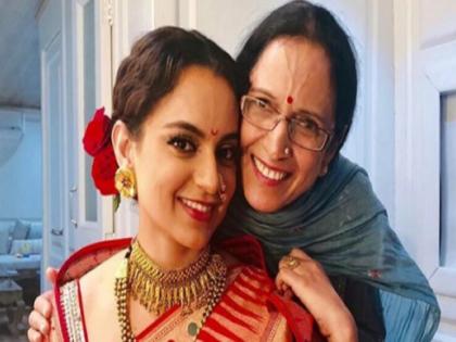 kangana ranuts mother is fearful after her explosive interview on drugs connection with film industry | कंगनाची टीव्हीवरची मुलाखत पाहून घाबरली आई, रडत रडत म्हणाली...