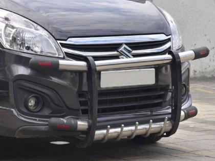 pimpari-chinchwad news Crash guards on vehicles despite ban risk of accidents | Pimpari-chinchwad : बंदी असतानाही वाहनांवर क्रॅश गार्ड्स; अपघातांचा धोका