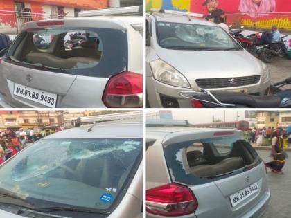 Vehicles vandalized at Katraj Chowk in Pune | 'आम्ही कात्रजचे भाई आहोत', पुण्यात भरदिवसा कात्रजच्या चौकात टोळक्याचा धुडगूस; वाहनांची तोडफोड