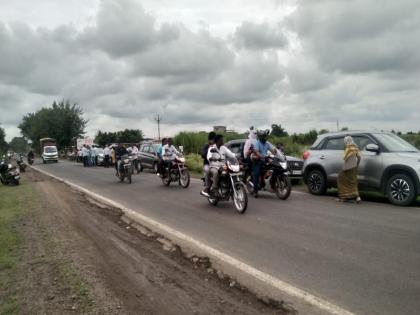 Fatal accident on Pune-Pandharpur Palkhi Highway; Six cars collided with each other | पुणे-पंढरपूर पालखी महामार्गावर भीषण अपघात; एकावर एक सहा कार धडकल्या