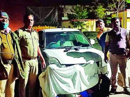 Robber arrested: car with rifle seized | लुटारू पाेलिसांच्या जाळ्यात : रायफलसह कार जप्त 