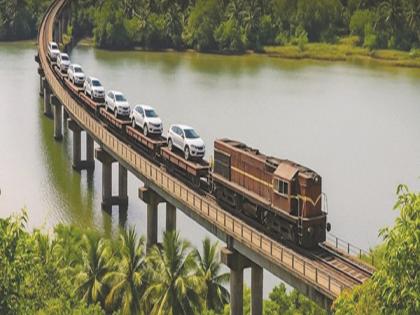 Konkan Railway's Car on Train service, booking starts from today | कोकण रेल्वेची ‘कार ऑन ट्रेन’ सेवा, आजपासून बुकिंग सुरु; कुठून कुठे धावणार, आरक्षण कालावधी.. वाचा सविस्तर Konkan Railway's Car on Train service, booking starts from today | कोकण रेल्वेची ‘कार ऑन ट्रेन’ सेवा, आजपासून बुकिंग सुरु; कुठून कुठे धावणार, आरक्षण कालावधी.. वाचा सविस्तर