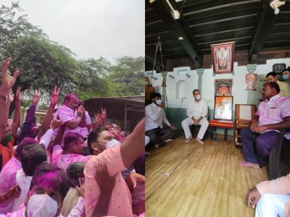 Pandharpur Election Results : निकालाने भाजपाचे 'समाधान' झाले, परिचारकांच्या वाड्यावर एकत्र जमले