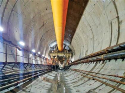 Excavation of 1 km tunnel from ‘Mawla’ completed pdc | प्रिन्सेस स्ट्रीट ते वरळी हे अंतर अवघ्या १० मिनिटांत , 1 किमी बोगदा खोदण्याचे काम पूर्ण