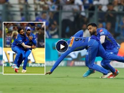 Tilak Varma takes superb catch confusion after collide with fielder on Nuwan Thushara Bowling to dismiss Phil Salt | Tilak Varma Catch Video, IPL 2024 MI vs KKR: धडामsss... कॅच घ्यायला धावले अन् दोघे एकमेकांवर धडकले, तरीही तिलक वर्माने घेतला 'सुपर कॅच' (Video)