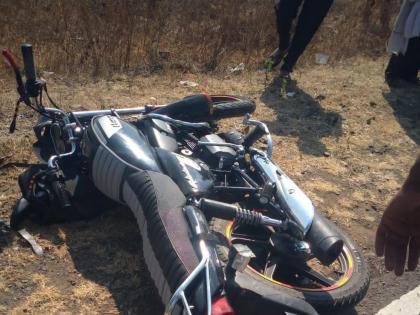 Bike rider crushed by speeding truck, one dead, one critical in jalgaon accident | दुचाकीस्वारास भरधाव ट्रकने चिरडले; वडिलांचा मृत्यू, मुलगी गंभीर जखमी