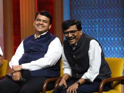 The politics behind the interview; Fadnavis - Raut visits earthquake | मुलाखतीच्या आड राजकारण; फडणवीस-राऊत भेटीने भूकंप