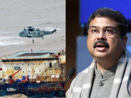 "Will the Petroleum Minister resign taking moral responsibility for the culpable homicide?", shiv sena on taukte cyclone | 'सदोष मनुष्यवधाची नैतिक जबाबदारी घेत पेट्रोलियम मंत्री राजीनामा देणार काय?'