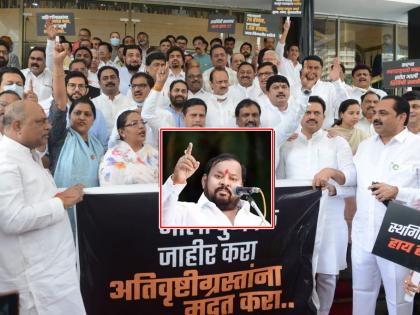 Maharashtra Vidhan Sabha: "Woe to the government that is OK with money boxes", the opposition is aggressive in the assembly against Shinde sarkar | Maharashtra Vidhan Sabha: "खोके घेऊन ओक्के झालेल्या सरकारचा धिक्कार", विधानसभेत विरोधक आक्रमक