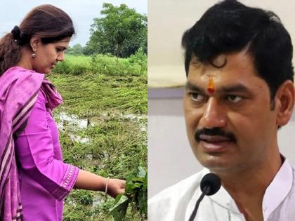 Leaving the flood-hit Beed in the wind, the Guardian Minister went to Pune, attacked by Pankaj | पूरग्रस्त बीडला वाऱ्यावर सोडून पालकमंत्री पुण्याला गेले, पंकजांचा थेट प्रहार