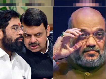 Formula of 65:35 for bjp and Eknath Shinde group, Amit Shah said, decide among yourselves, then come to me! | 65:35 चा फॉर्म्युला, पण महत्त्वाच्या खात्यांवरून तिढा; अमित शाह म्हणाले, आपसात ठरवा, मगच